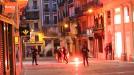 Enfrentamientos violentos en el Casco Viejo de Pamplona