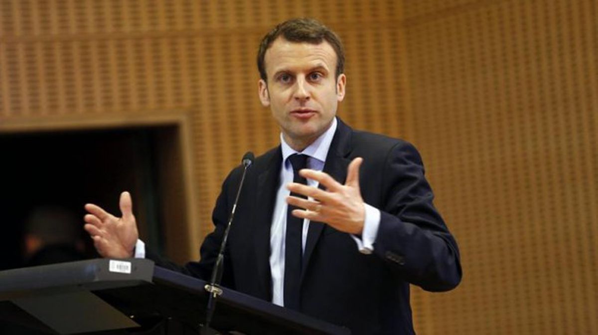 Emmanuel Macron, Frantziako hauteskundeetarako presidentegaia. Argazkia: EFE