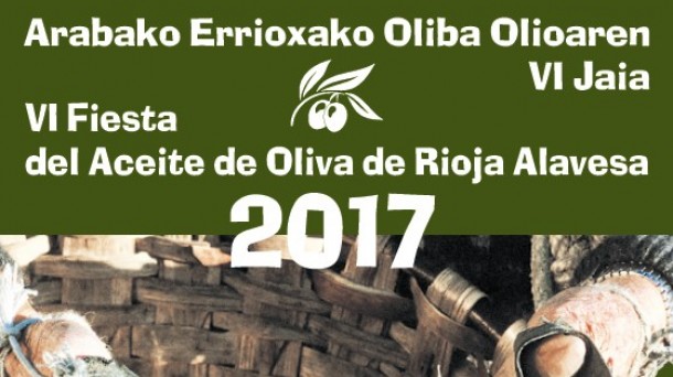 Cartel de la fiesta del aceite de oliva de Rioja Alavesa