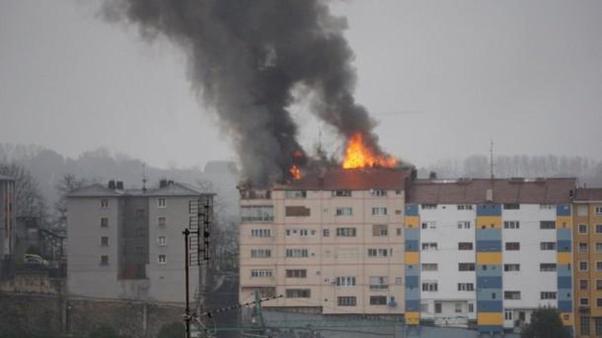 Vecinos del incendio de Sestao desconocen el estado real del edificio