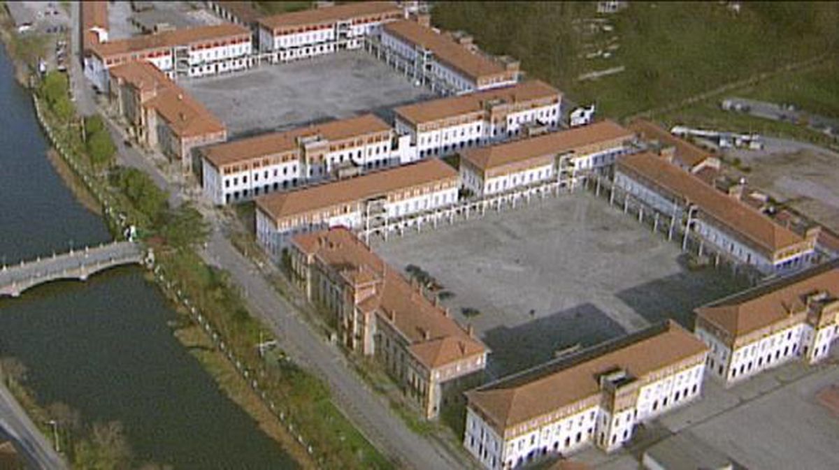 Cuartel de Loiola. Captura sacada de un vídeo de archivo de ETB. 