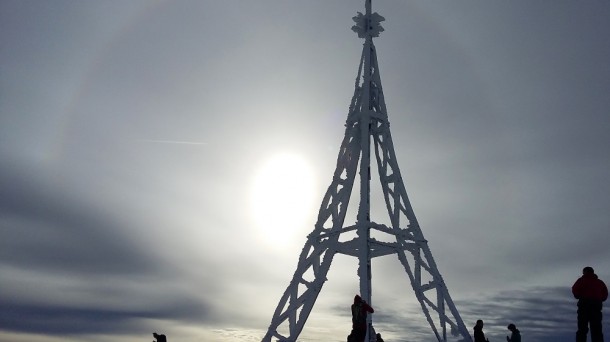 Gorbeiako gurutzearen argazki bat