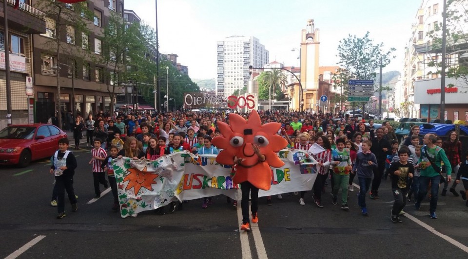 Korrika en Bilbao. Foto: AEK