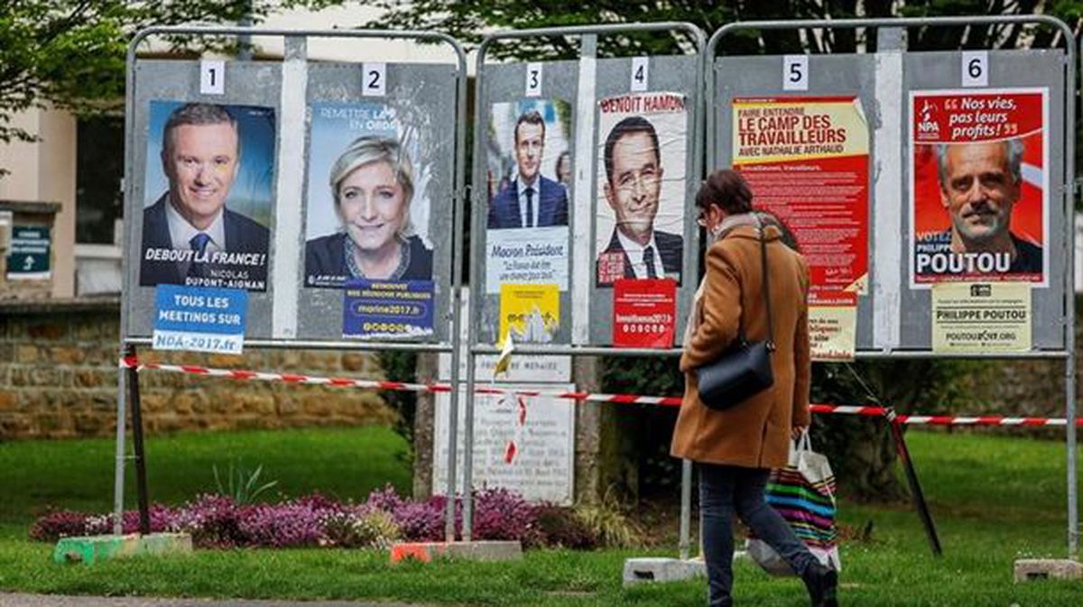 La campaña electoral de Francia llega a su recta final. EFE