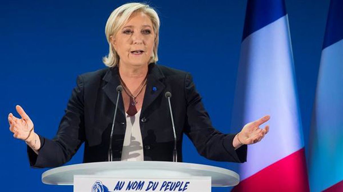 Marine Le Pen buruzagi ultraeskuindarra. Argazkia: Efe