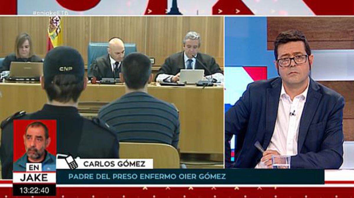 Carlos Gómez: 'Hemos pedido el traslado de Oier a un hospital de Baiona'