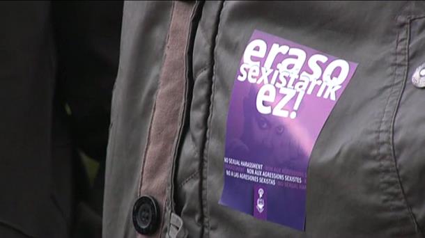 Eraso matxisten aurkako elkarretaratze bat. Artxiboko argazkia: EFE