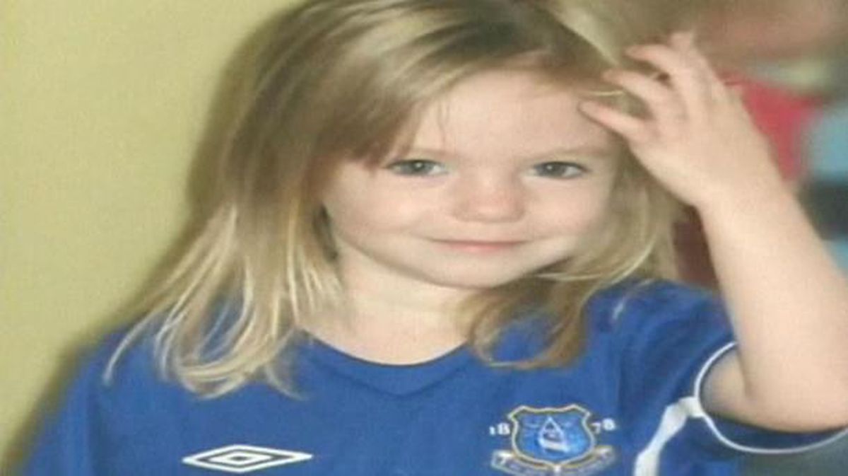 Madeleine McCann artxiboko irudi batean.