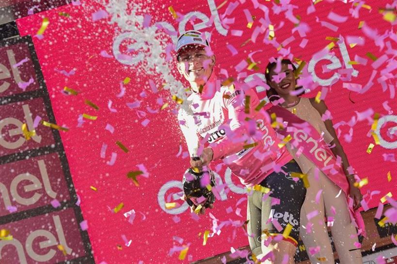 Andre Greipel, Giroko liderra 2. etapa irabazi ostean