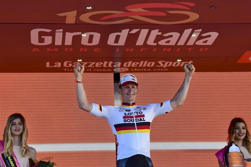 Andre Greipel, podiumean.