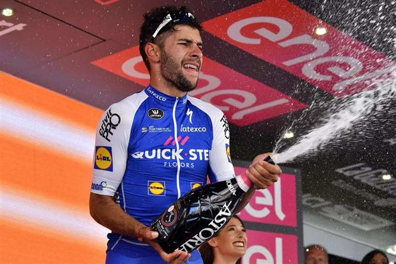 Fernando Gaviria, 3. etapako podiumean