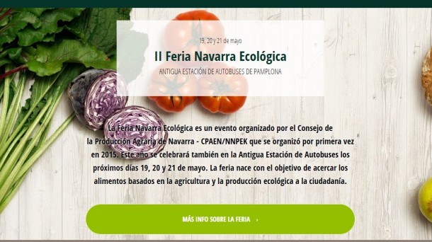 Navarra lleva su huerta ecológica a la capital