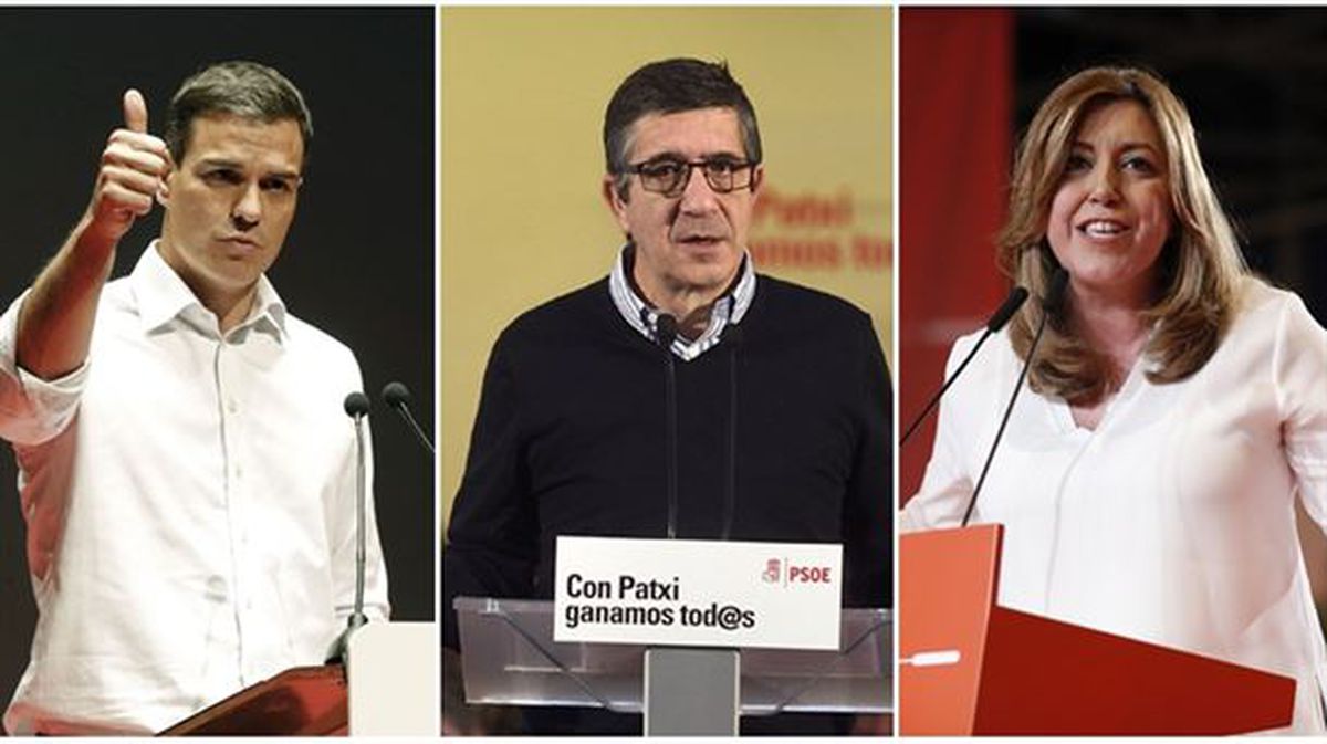 PSOE indartzeko batasuna aldarrikatu dute hiru hautagaiek