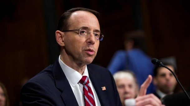 Rod Rosenstein, AEBko fiskal ordea. Argazkia: EFE