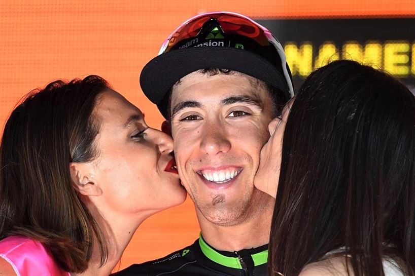 Omar Frailen podiumean