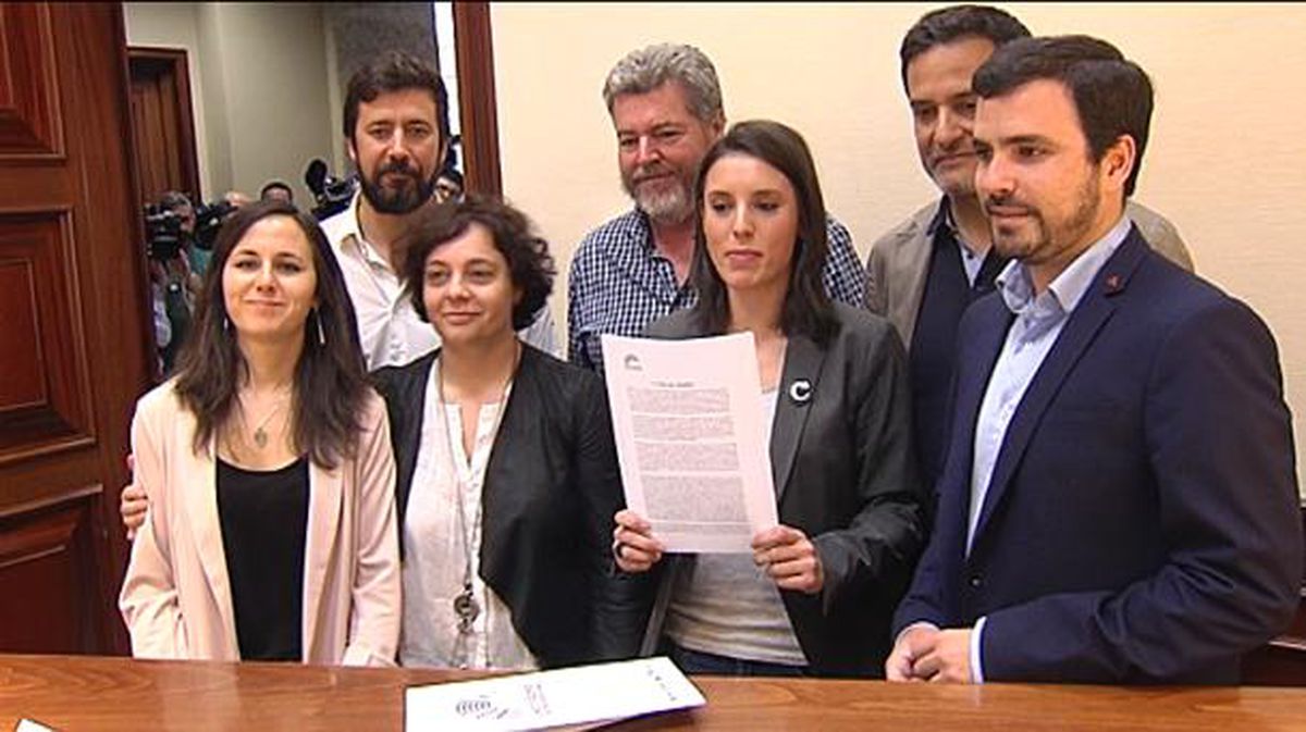 Podemosen zentsura mozioa ekainaren 13an eztabaidatuko dute Kongresuan