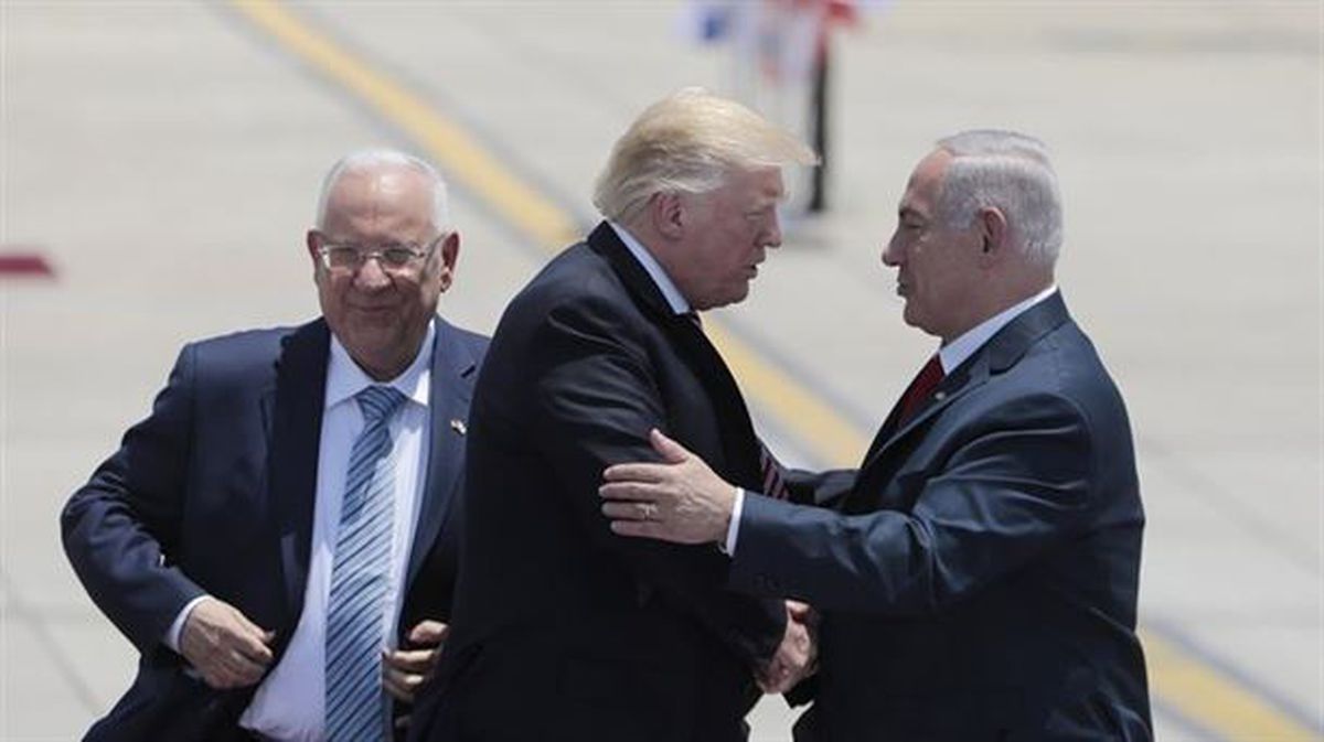 Donald Trump sigue su gira por Oriente Medio en Israel. EFE