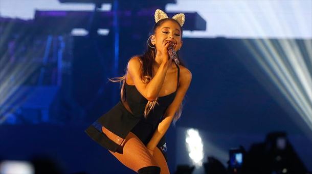 Ariana Grande en una actuación en Jakarta. Foto de archivo: EFE