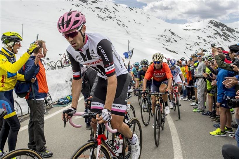 Dumoulin eta Nibali, Stelvion