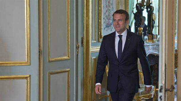 Emmanuel Macron, Frantziako presidentea. EFE. 