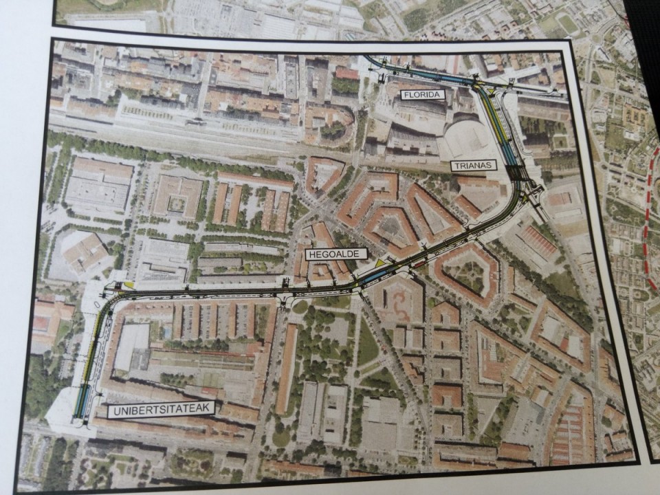 Trazado de la ampliación del tranvía, 2.05.2017