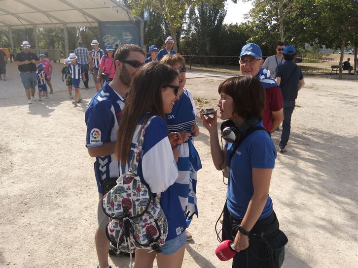 Araba Hiriko lehendabiziko zaleak. Argazkia: Radio Vitoria