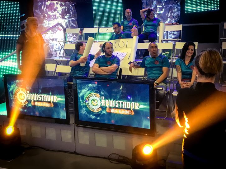 El equipo azul, en la Gran Final de 'El Conquistador del Caribe'.