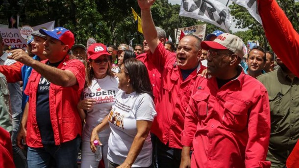 Protesta chavista a favor de la Asamblea COnstituyente. Foto: Efe