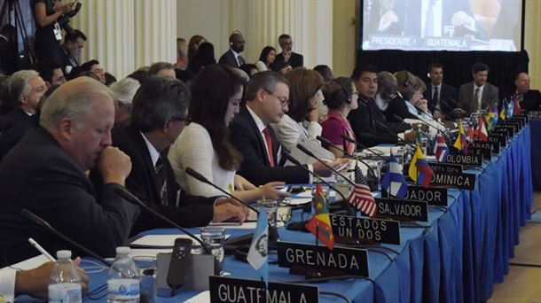 Reunión de la OEA. EFE