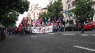 Manifestación en contra de 'privatizar servicios' en Osakidetza