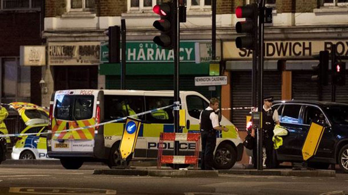 Foto del atentado de Londres. EFE
