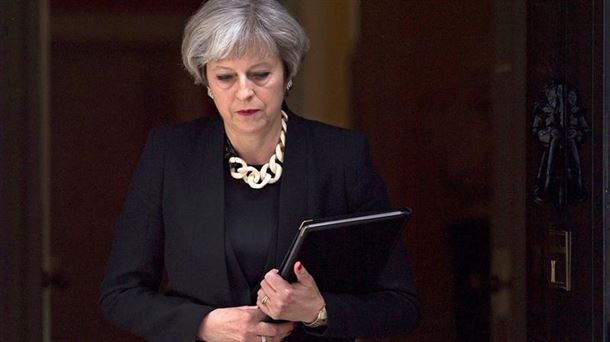 Theresa May lehen ministro britainiarra. Artxiboko argazkia: EFE