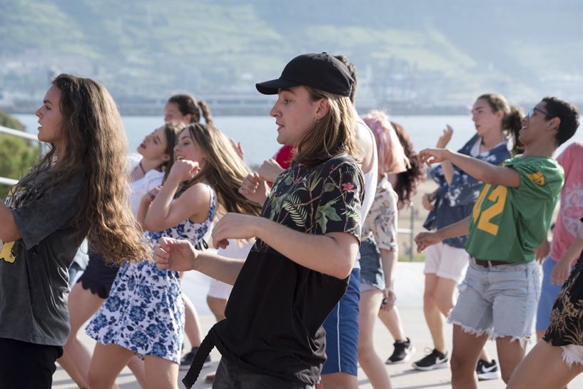Ainhoa Larrañaga (Eli) y Aritz Mendiola (Gari)