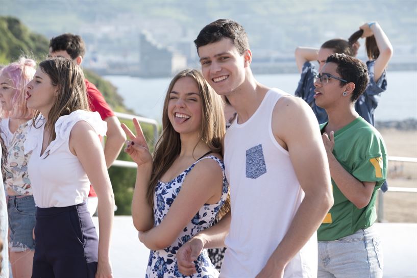 Paula Etxeberria (Haizea) y Markel Gajate (Mikel)