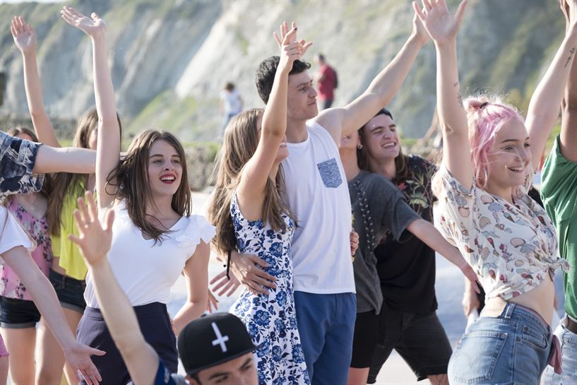 Paula Etxeberria (Haizea) y Markel Gajate (Mikel)