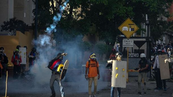 Protesta en Altamira, la pasada semana. Foto: EFE