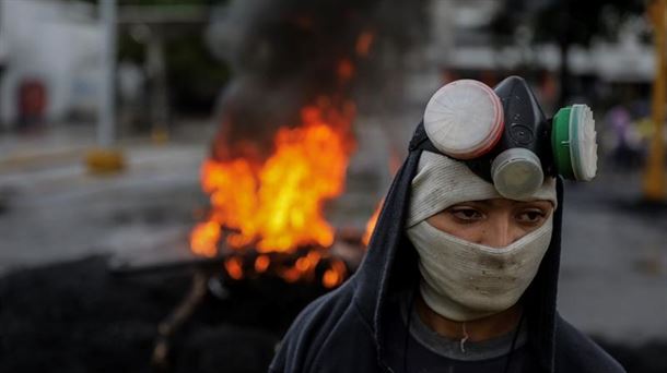 Azken hilabeteetan Venezuelan izandako protestatan 79 pertsona hil dira. Artxiboko argazkia: EFE