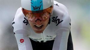 Geraint Thomas, primer líder del Tour tras ganar la crono de Düsseldorf