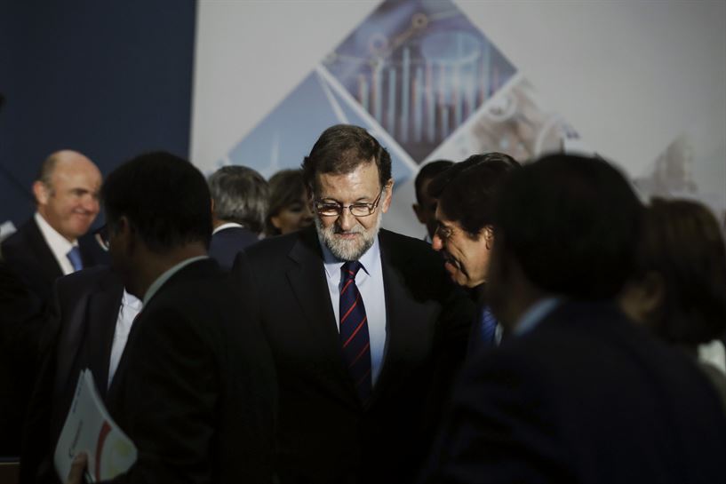 Mariano Rajoy, presidente de España, hoy. EFE. 