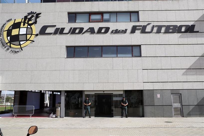 Espainiako Futbol Federazioa egoitza nagusia Madril EFE