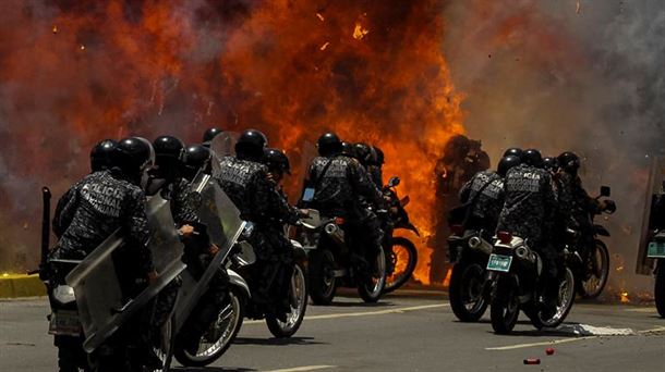 Protestak, Venezuelan. Argazkia. EFE