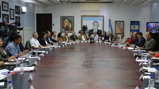 Acto de gobierno, el martes, con el vicepresidente al frente. Foto: EFE