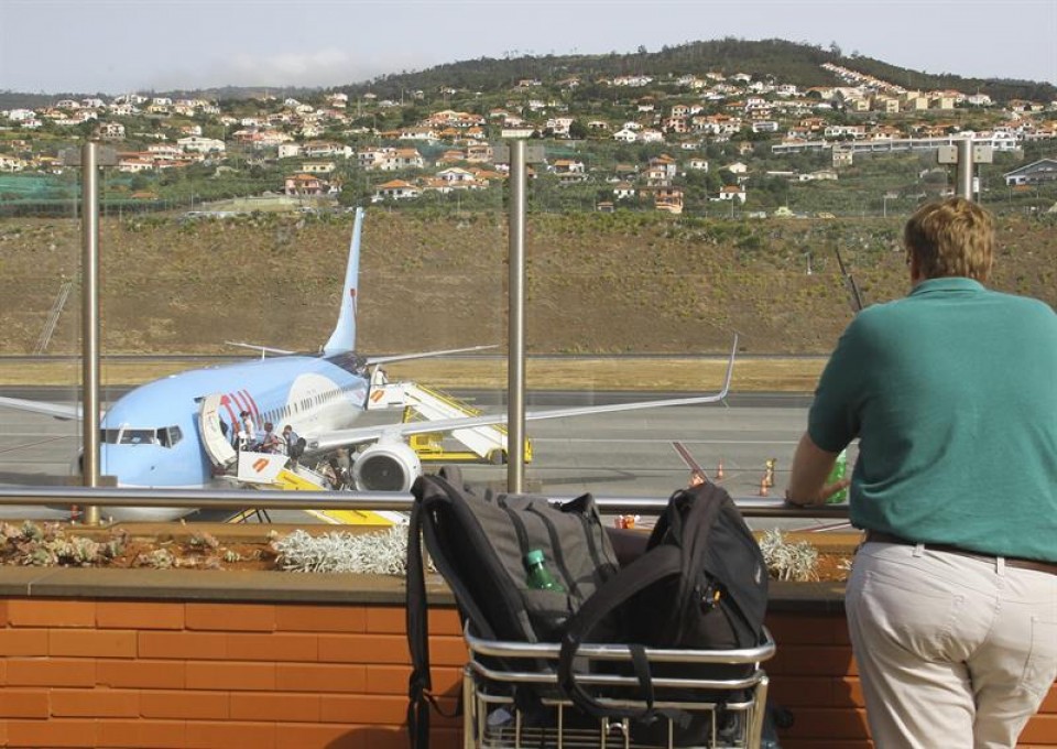 Aeropuerto de Madeira, en Portugal. Foto: Efe