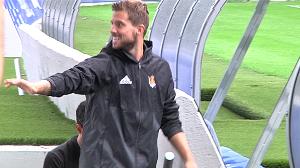 Iñigo Martinezek eta Velak normaltasunez egin dute lan-saioa