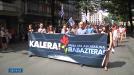 Kalera Kalera ha llevado a cabo una manifestación en Bilbao