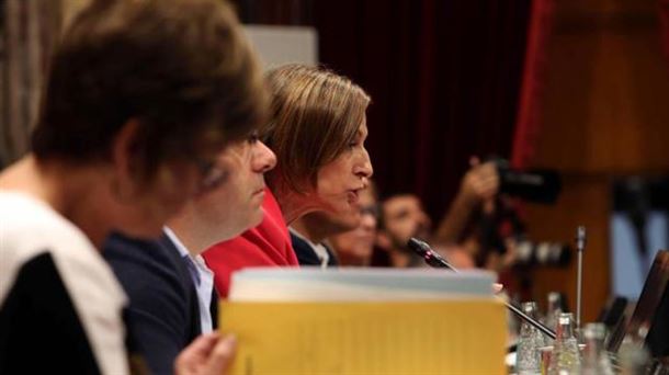 Forcadell Kataluniako Parlamentuko Mahaiaren presidentea, artxiboko irudian. Argazkia: EFE. 