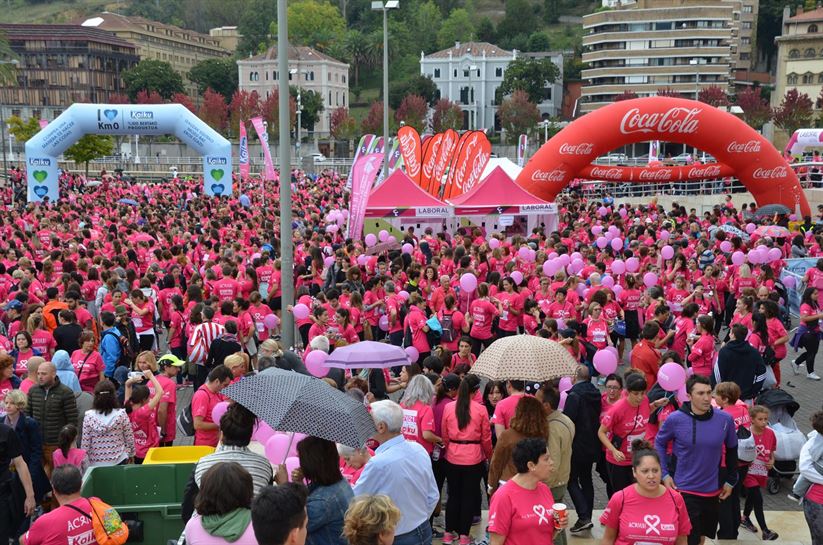 Carrera solidaria contra el cáncer en Bilbao