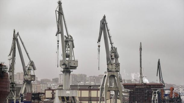 El astillero de La Naval. Foto: EFE