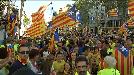 ''Votaremos'', el lema más escuchado durante la manifestación de la Diada