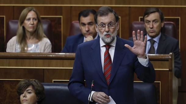 Mariano Rajoy Espainiako Gobernuko presidentea. Artxiboko irudia: EFE